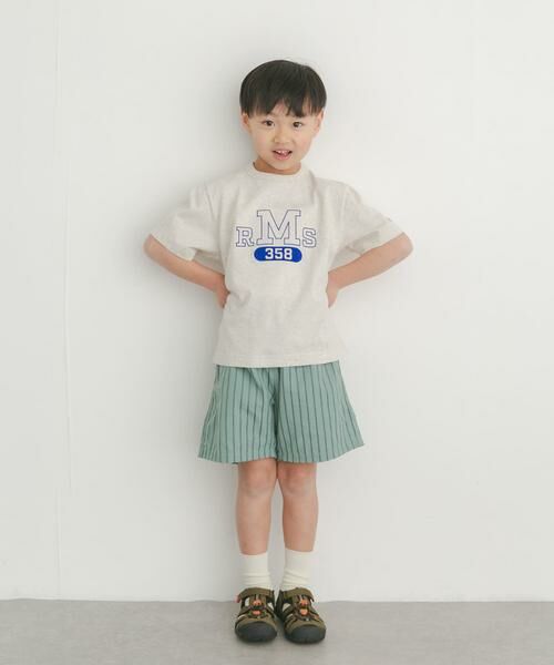 URBAN RESEARCH DOORS / アーバンリサーチ ドアーズ パンツ | 『150サイズあり』ストライプショートパンツ(KIDS) | 詳細4