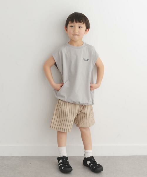 URBAN RESEARCH DOORS / アーバンリサーチ ドアーズ パンツ | 『150サイズあり』ストライプショートパンツ(KIDS) | 詳細12