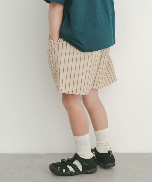 URBAN RESEARCH DOORS / アーバンリサーチ ドアーズ パンツ | 『150サイズあり』ストライプショートパンツ(KIDS) | 詳細15