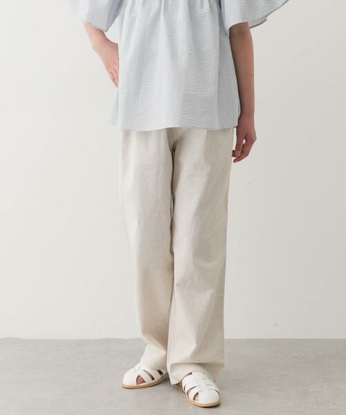 URBAN RESEARCH DOORS / アーバンリサーチ ドアーズ パンツ | 『150サイズ』コットンリネンイージーパンツ(KIDS) | 詳細2