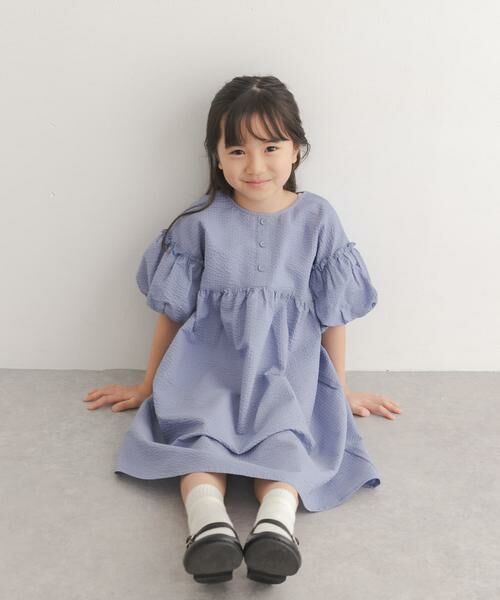 URBAN RESEARCH DOORS / アーバンリサーチ ドアーズ ワンピース | サッカー2WAYワンピース(KIDS) | 詳細1