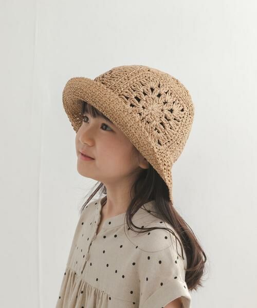 URBAN RESEARCH DOORS / アーバンリサーチ ドアーズ 服飾雑貨 | ペーパークロシェハット(KIDS)（ブラウン）