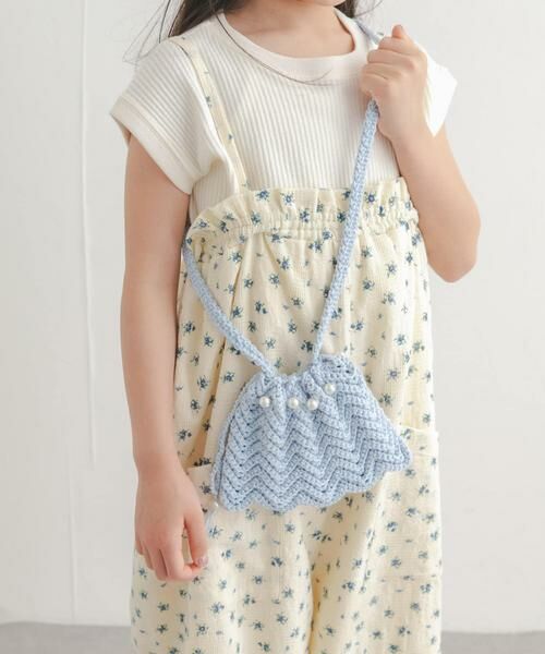 URBAN RESEARCH DOORS / アーバンリサーチ ドアーズ その他 | シェルモチーフかぎ針ポシェット(KIDS)（ブルー）