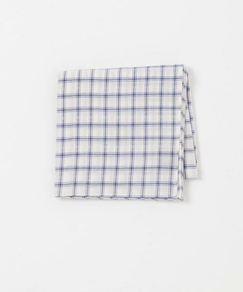 URBAN RESEARCH DOORS / アーバンリサーチ ドアーズ ハンカチ | CINQ　CINQハンカチ レース織りチェック | 詳細1