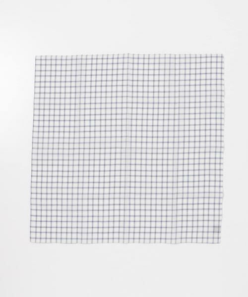 URBAN RESEARCH DOORS / アーバンリサーチ ドアーズ ハンカチ | CINQ　CINQハンカチ レース織りチェック | 詳細2