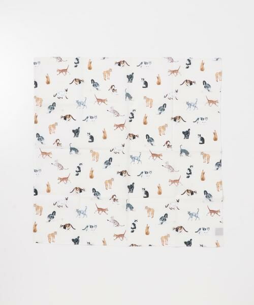 URBAN RESEARCH DOORS / アーバンリサーチ ドアーズ ハンカチ | CINQ　CINQハンカチ ネコ | 詳細2