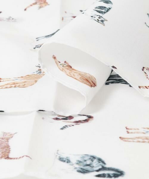 URBAN RESEARCH DOORS / アーバンリサーチ ドアーズ ハンカチ | CINQ　CINQハンカチ ネコ | 詳細4