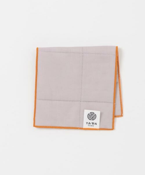 URBAN RESEARCH DOORS / アーバンリサーチ ドアーズ ハンカチ | YARN HOME　UKIHA ハンカチ ハーフ（グレー系その他）