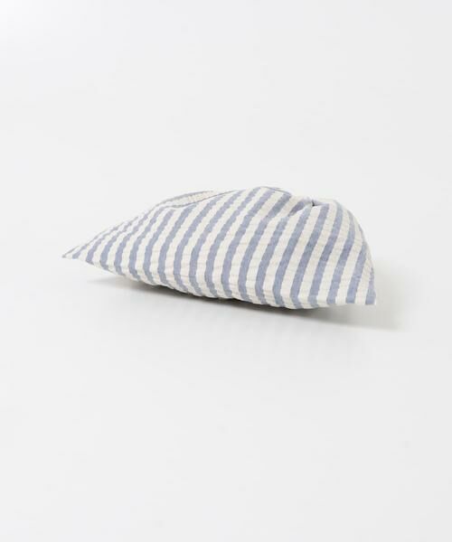 URBAN RESEARCH DOORS / アーバンリサーチ ドアーズ ポーチ | CINQ　ライトブルーストライプ 巾着S | 詳細3