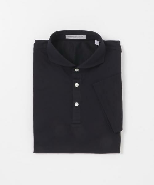 URBAN RESEARCH DOORS / アーバンリサーチ ドアーズ シャツ・ブラウス | LIFE STYLE TAILOR 　カッタウェイ半袖プルオーバー（ネイビー）