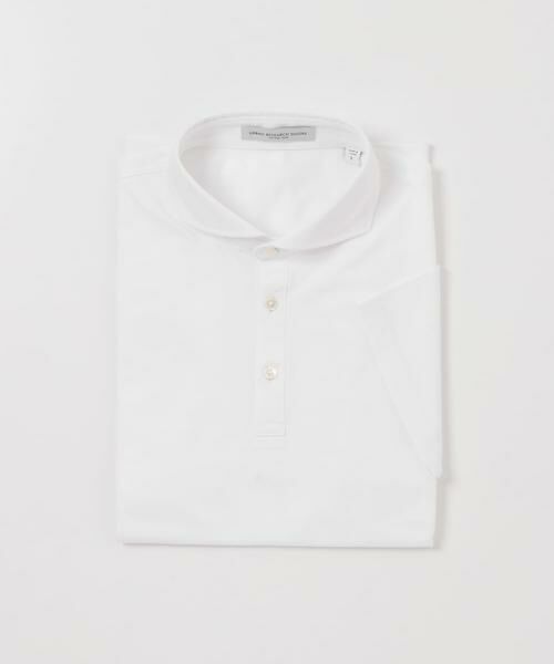 URBAN RESEARCH DOORS / アーバンリサーチ ドアーズ シャツ・ブラウス | LIFE STYLE TAILOR 　カッタウェイ半袖プルオーバー（ホワイト）