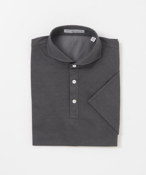 URBAN RESEARCH DOORS / アーバンリサーチ ドアーズ シャツ・ブラウス | LIFE STYLE TAILOR 　カッタウェイ半袖プルオーバー（グレー）