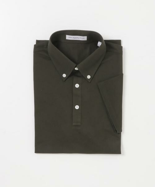 URBAN RESEARCH DOORS / アーバンリサーチ ドアーズ シャツ・ブラウス | LIFE STYLE TAILOR 　ボタンダウン半袖プルオーバー（カーキ）