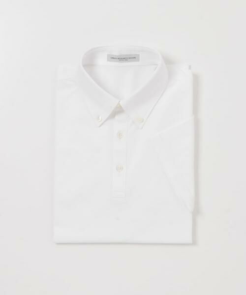 URBAN RESEARCH DOORS / アーバンリサーチ ドアーズ シャツ・ブラウス | LIFE STYLE TAILOR 　ボタンダウン半袖プルオーバー（ホワイト）