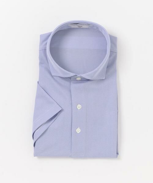 URBAN RESEARCH DOORS / アーバンリサーチ ドアーズ シャツ・ブラウス | LIFE STYLE TAILOR　トリコットセミワイド半袖プルオーバー刺し子 | 詳細1