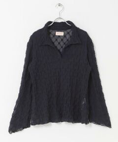URBAN RESEARCH DOORS / アーバンリサーチ ドアーズ シャツ・ブラウス | MEYAME　LACE SKIPPER BLOUSE