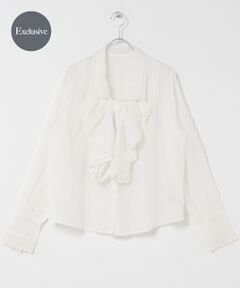 URBAN RESEARCH DOORS / アーバンリサーチ ドアーズ シャツ・ブラウス | 『別注』AFLOAH×DOORS　フリル刺繍ブラウス