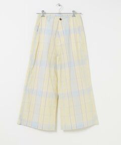 URBAN RESEARCH DOORS / アーバンリサーチ ドアーズ その他パンツ | MEYAME　CHECK SIDE LINE WIDE PANTS