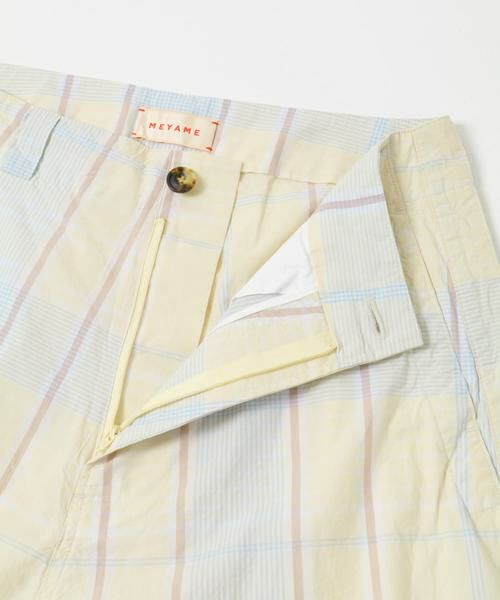 URBAN RESEARCH DOORS / アーバンリサーチ ドアーズ その他パンツ | MEYAME　CHECK SIDE LINE WIDE PANTS | 詳細2