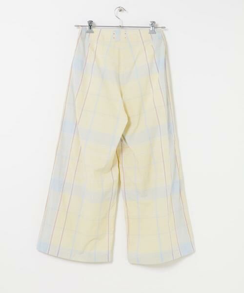 URBAN RESEARCH DOORS / アーバンリサーチ ドアーズ その他パンツ | MEYAME　CHECK SIDE LINE WIDE PANTS | 詳細4