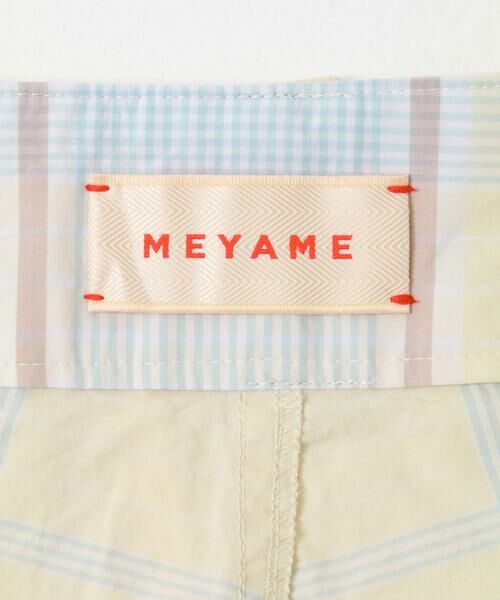 URBAN RESEARCH DOORS / アーバンリサーチ ドアーズ その他パンツ | MEYAME　CHECK SIDE LINE WIDE PANTS | 詳細6