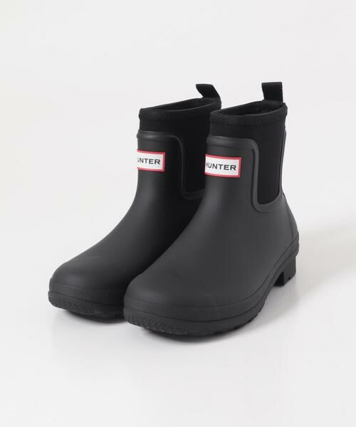 URBAN RESEARCH DOORS / アーバンリサーチ ドアーズ レインシューズ | HUNTER　NEOPRENE CHELSEA BOOT（ブラック）