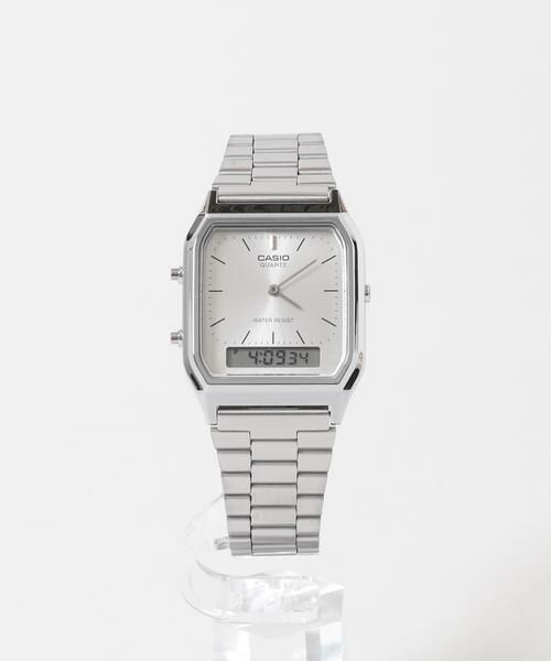 URBAN RESEARCH DOORS / アーバンリサーチ ドアーズ 腕時計 | CASIO　スクエアウォッチ（シルバー）