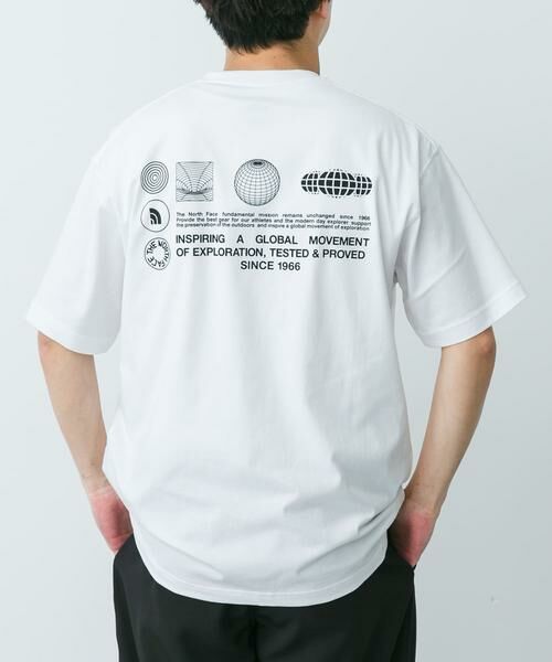URBAN RESEARCH DOORS / アーバンリサーチ ドアーズ Tシャツ | THE NORTH FACE　SHORT-SLEEVE FD GLOBEGRID T-SHIRTS（ホワイト）
