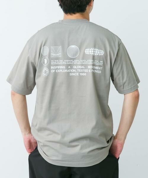 URBAN RESEARCH DOORS / アーバンリサーチ ドアーズ Tシャツ | THE NORTH FACE　SHORT-SLEEVE FD GLOBEGRID T-SHIRTS（ベージュ）