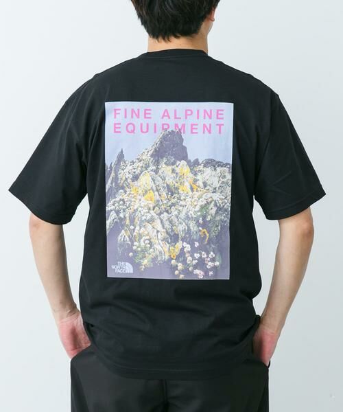 URBAN RESEARCH DOORS / アーバンリサーチ ドアーズ Tシャツ | THE NORTH FACE　SHORT-SLEEVE MOUNTAIN FLOWER T-SHIRTS（ブラック）