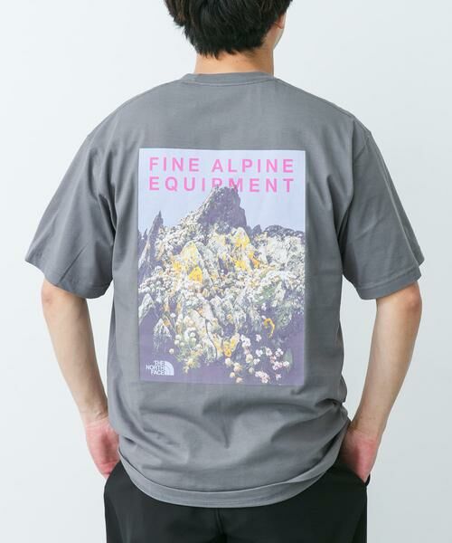 URBAN RESEARCH DOORS / アーバンリサーチ ドアーズ Tシャツ | THE NORTH FACE　SHORT-SLEEVE MOUNTAIN FLOWER T-SHIRTS（ダークグレー）