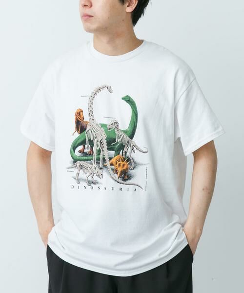 URBAN RESEARCH DOORS / アーバンリサーチ ドアーズ Tシャツ | LIBERTY GRAPHICS　GRAPHIC T-SHIRTS（オフホワイト）