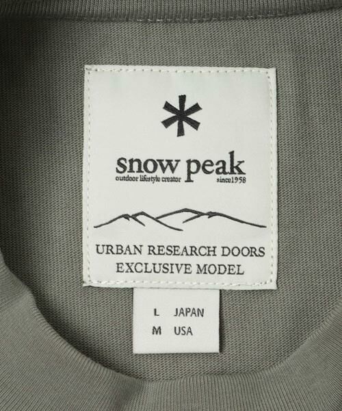 URBAN RESEARCH DOORS / アーバンリサーチ ドアーズ Tシャツ | 『別注』Snow Peak Apparel×DOORS PROTOARCHIVEPRINT T-SHIRTS | 詳細13