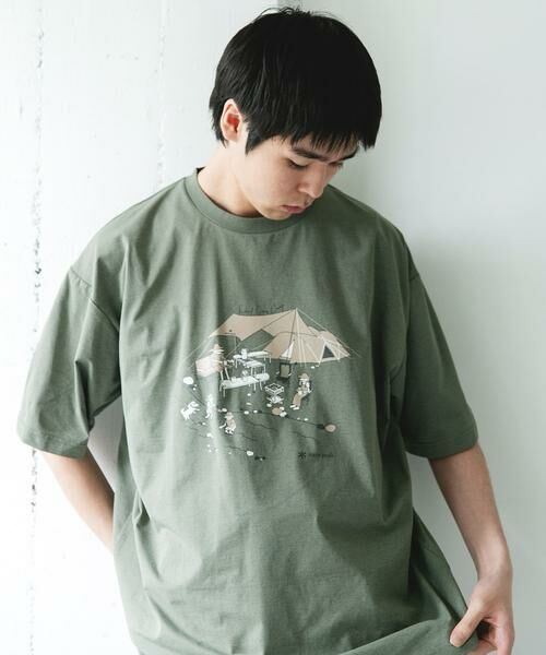 URBAN RESEARCH DOORS / アーバンリサーチ ドアーズ Tシャツ | 『別注』Snow Peak Apparel×DOORS WA/AC FAMILY CAMP T-SHIRTS | 詳細3