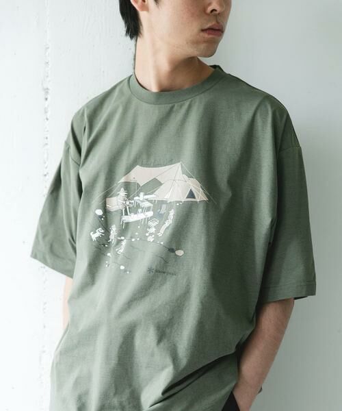 URBAN RESEARCH DOORS / アーバンリサーチ ドアーズ Tシャツ | 『別注』Snow Peak Apparel×DOORS WA/AC FAMILY CAMP T-SHIRTS | 詳細4