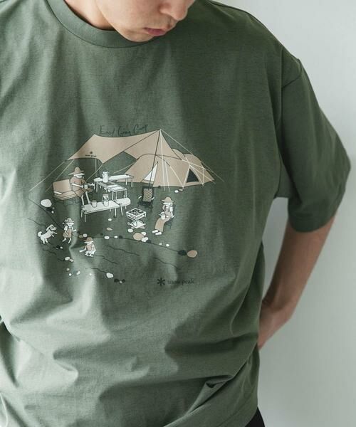 URBAN RESEARCH DOORS / アーバンリサーチ ドアーズ Tシャツ | 『別注』Snow Peak Apparel×DOORS WA/AC FAMILY CAMP T-SHIRTS | 詳細5
