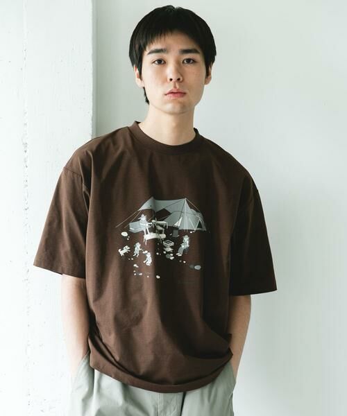 URBAN RESEARCH DOORS / アーバンリサーチ ドアーズ Tシャツ | 『別注』Snow Peak Apparel×DOORS WA/AC FAMILY CAMP T-SHIRTS | 詳細10