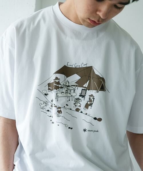 URBAN RESEARCH DOORS / アーバンリサーチ ドアーズ Tシャツ | 『別注』Snow Peak Apparel×DOORS WA/AC FAMILY CAMP T-SHIRTS | 詳細23