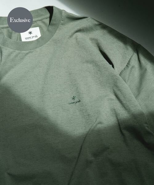 URBAN RESEARCH DOORS / アーバンリサーチ ドアーズ Tシャツ | 『別注』Snow Peak Apparel×DOORS WA/AC DRAWSTRING T-SHIRTS(カーキ)