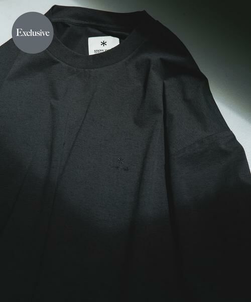 URBAN RESEARCH DOORS / アーバンリサーチ ドアーズ Tシャツ | 『別注』Snow Peak Apparel×DOORS WA/AC DRAWSTRING T-SHIRTS(チャコールグレー)