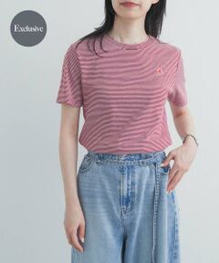 URBAN RESEARCH DOORS / アーバンリサーチ ドアーズ Tシャツ | 『別注』PETIT BATEAU×DOORS　EMBROIDERYT-SHIRTS ST2