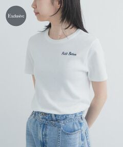 URBAN RESEARCH DOORS / アーバンリサーチ ドアーズ Tシャツ | 『別注』PETIT BATEAU×DOORS　EMBROIDERYT-SHIRTSCU