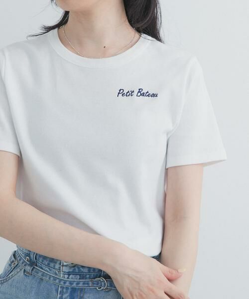 URBAN RESEARCH DOORS / アーバンリサーチ ドアーズ Tシャツ | 『別注』PETIT BATEAU×DOORS　EMBROIDERYT-SHIRTSCU | 詳細11