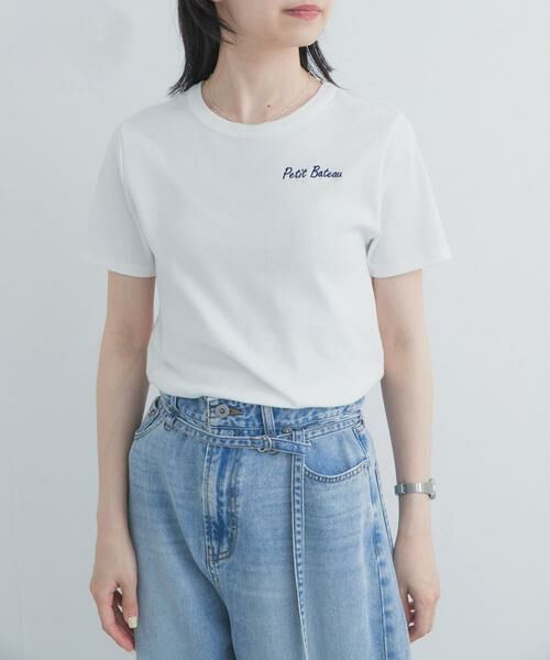 URBAN RESEARCH DOORS / アーバンリサーチ ドアーズ Tシャツ | 『別注』PETIT BATEAU×DOORS　EMBROIDERYT-SHIRTSCU | 詳細12