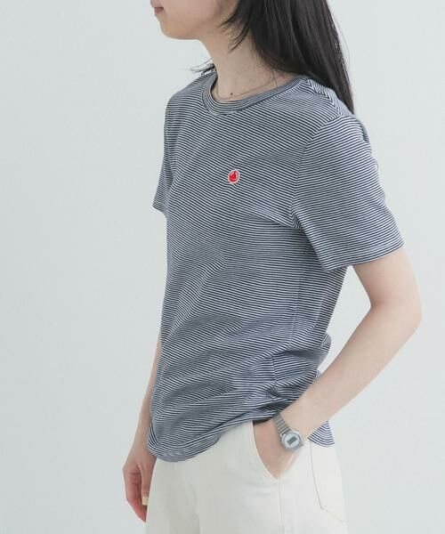 URBAN RESEARCH DOORS / アーバンリサーチ ドアーズ Tシャツ | 『別注』PETIT BATEAU×DOORS　EMBROIDERYT-SHIRTS ST | 詳細1