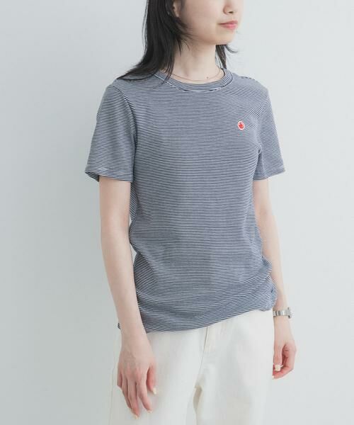 URBAN RESEARCH DOORS / アーバンリサーチ ドアーズ Tシャツ | 『別注』PETIT BATEAU×DOORS　EMBROIDERYT-SHIRTS ST | 詳細2