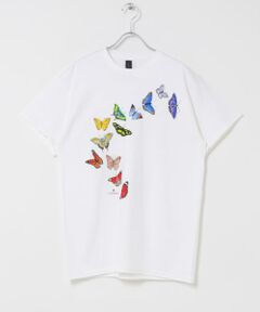 URBAN RESEARCH DOORS / アーバンリサーチ ドアーズ Tシャツ | LIBERTY GRAPHICS　BUTTERFLYT-SHIRTS