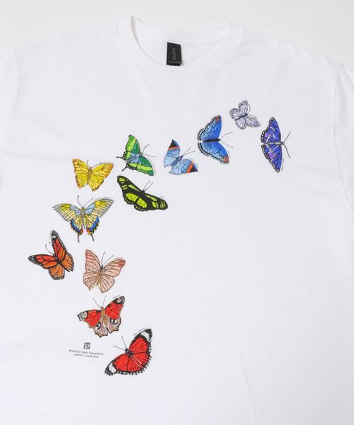 URBAN RESEARCH DOORS / アーバンリサーチ ドアーズ Tシャツ | LIBERTY GRAPHICS　BUTTERFLYT-SHIRTS | 詳細2