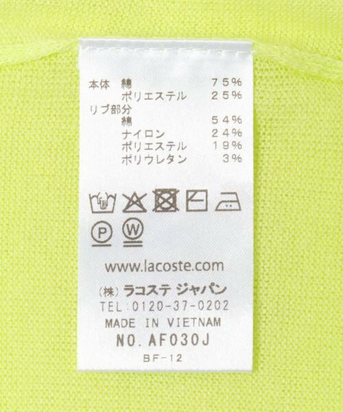 URBAN RESEARCH DOORS / アーバンリサーチ ドアーズ ニット・セーター | LACOSTE　ラメニットポロシャツ | 詳細6