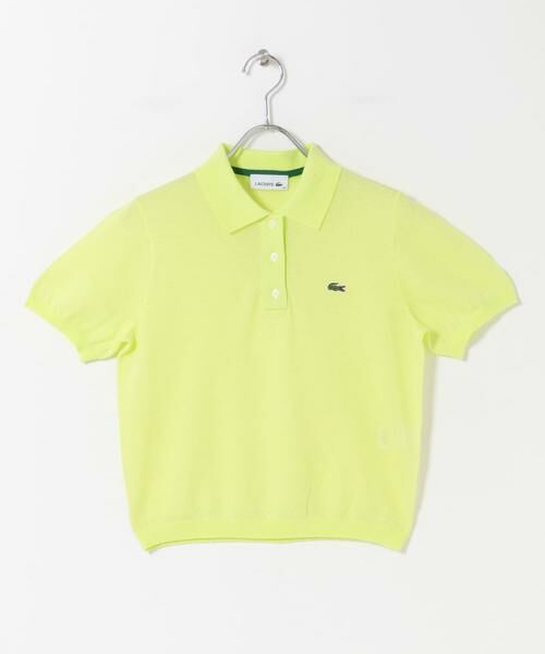 URBAN RESEARCH DOORS / アーバンリサーチ ドアーズ ニット・セーター | LACOSTE　ラメニットポロシャツ（グリーン）